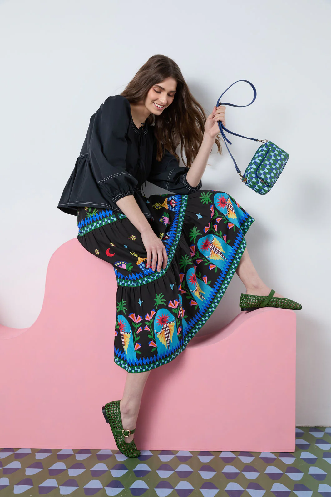 Luna Cirque Dbl Crossbody Bag