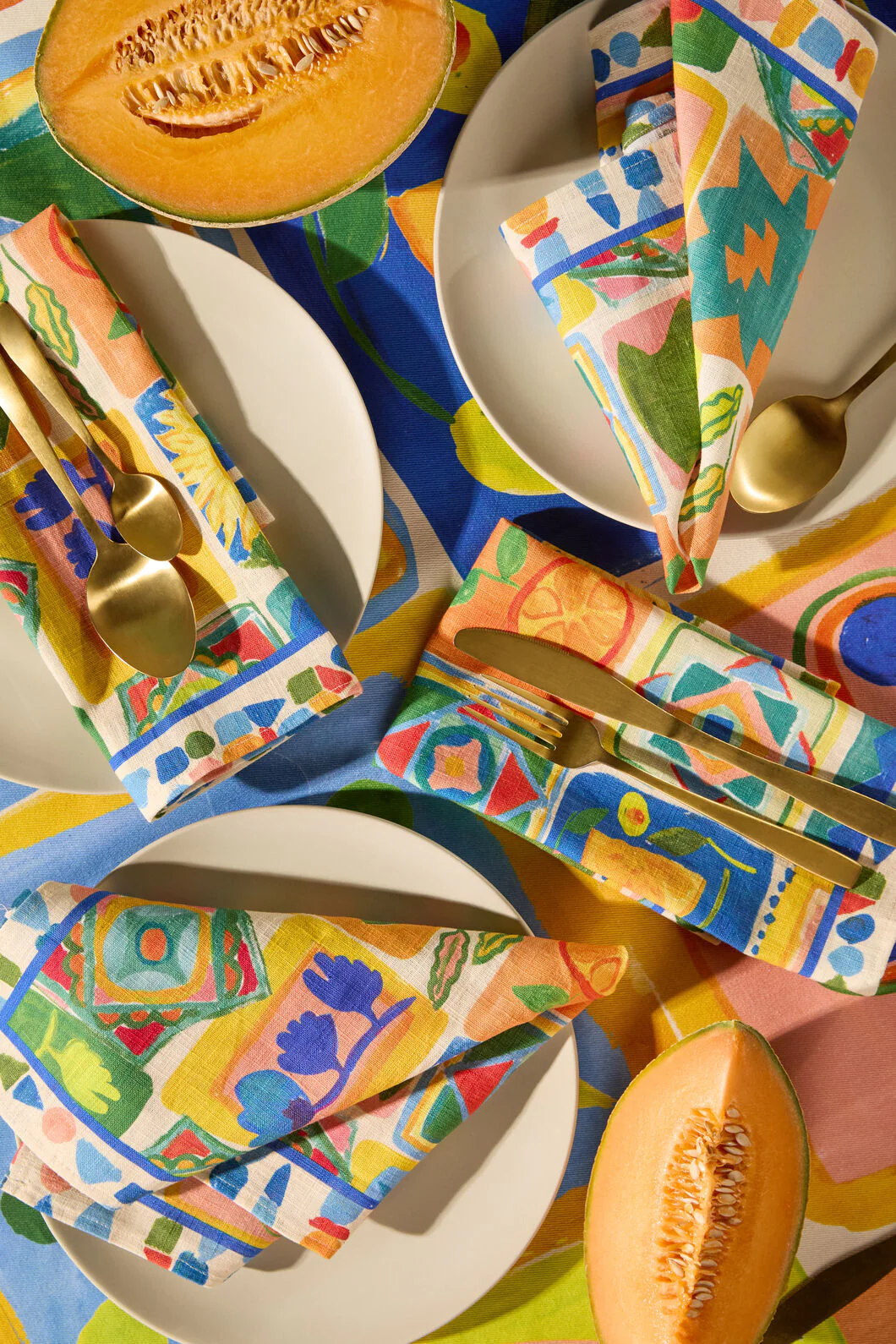 Mediterranean Napkin Set 4