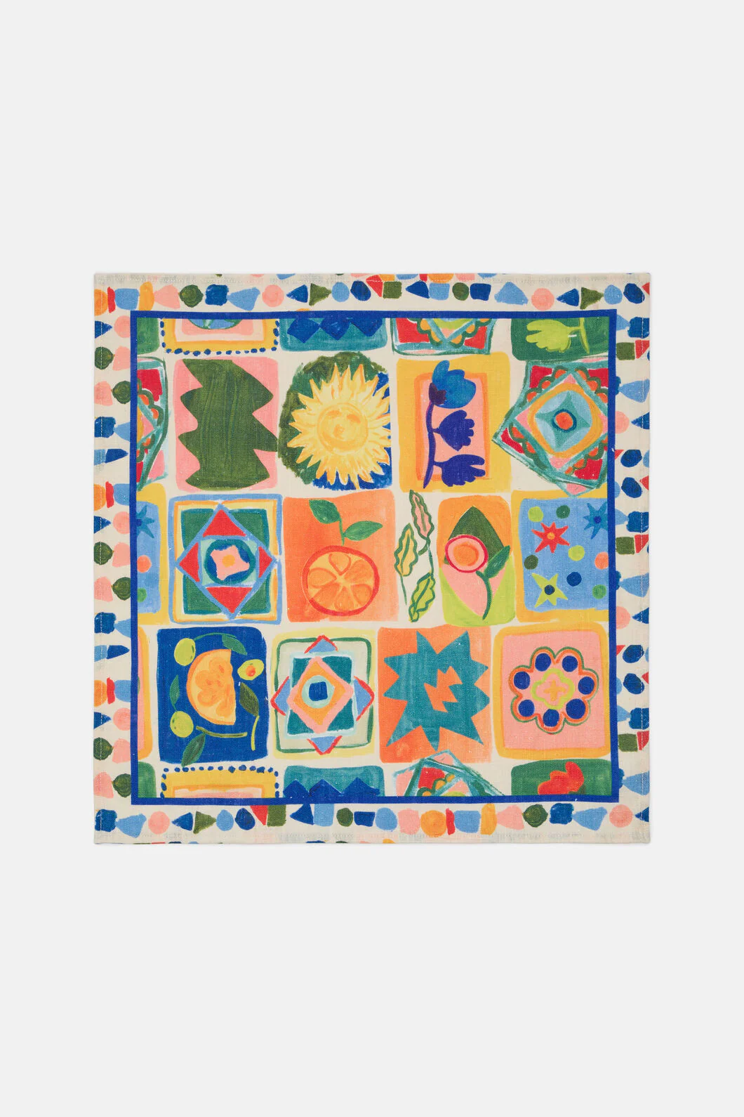 Mediterranean Napkin Set 4 - Image 3