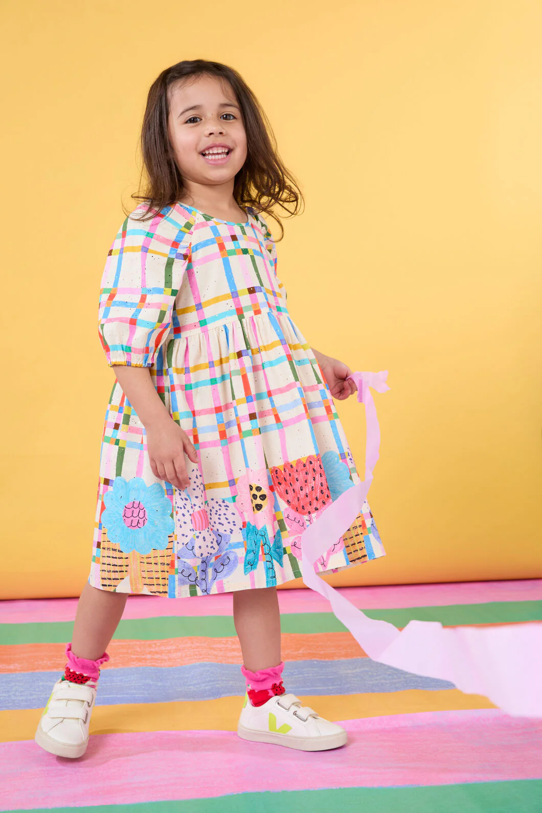 Oopsie Border Kids Dress