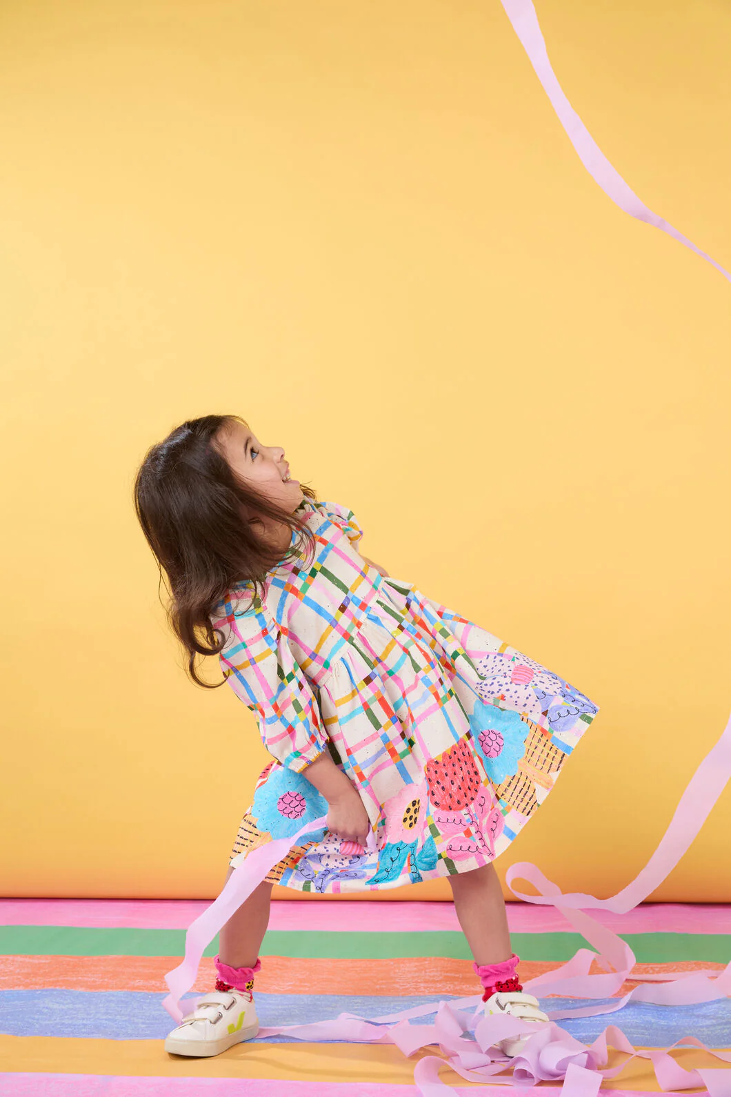 Oopsie Border Kids Dress - Image 3