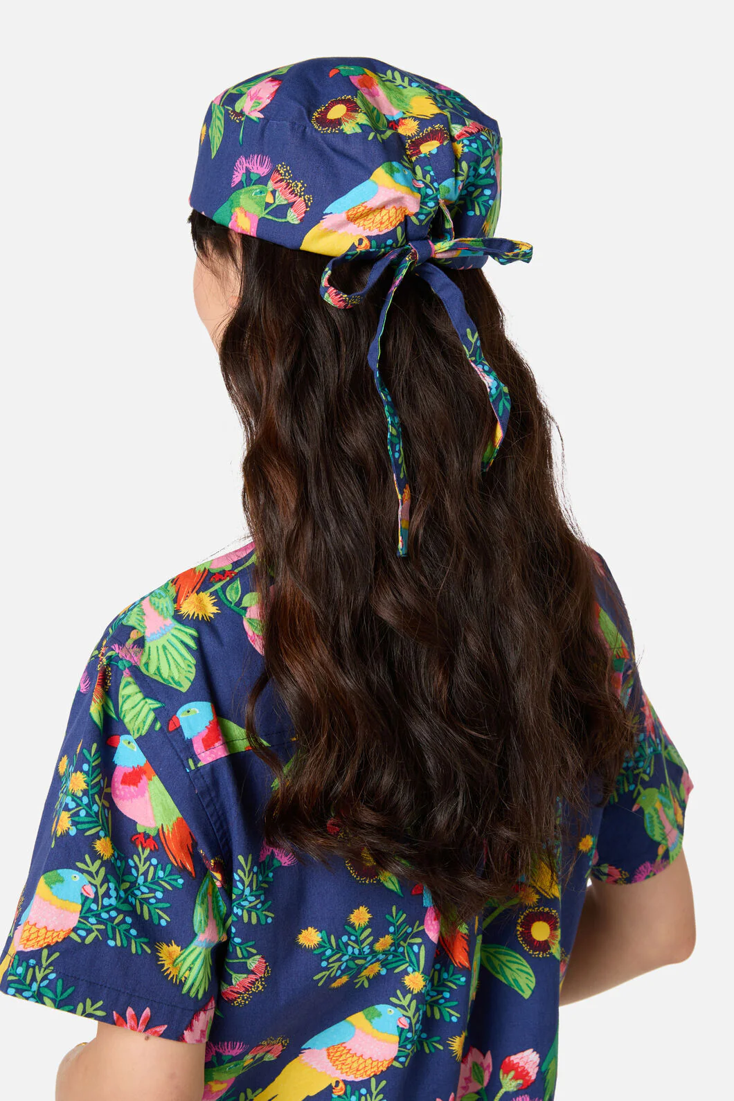 Party Parrots scrub hat - Image 2