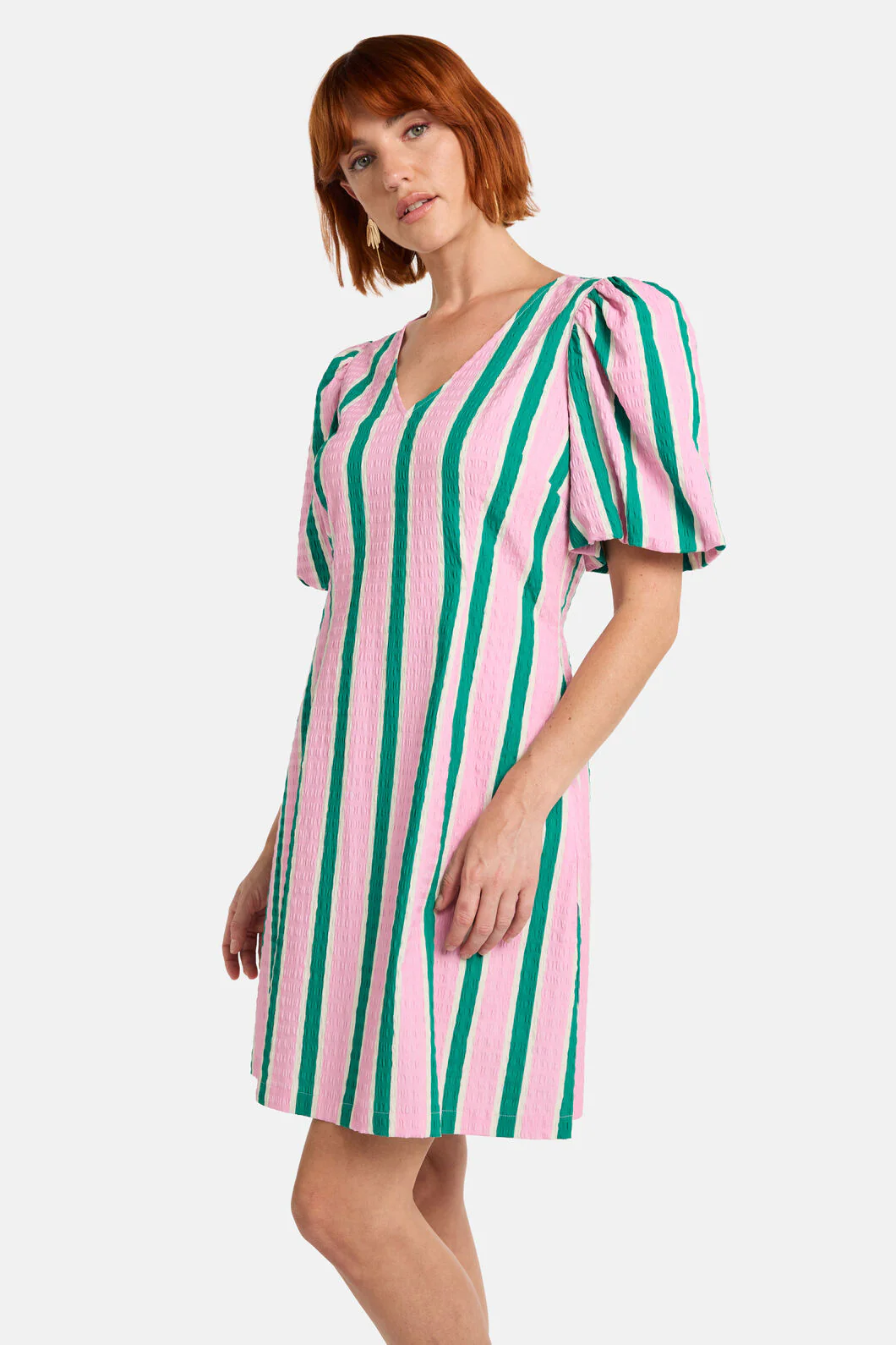 Pastel Picnic Stripe Dress
