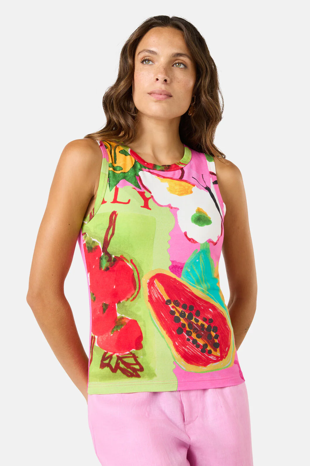 Pen Pals Printed Jersey Tank