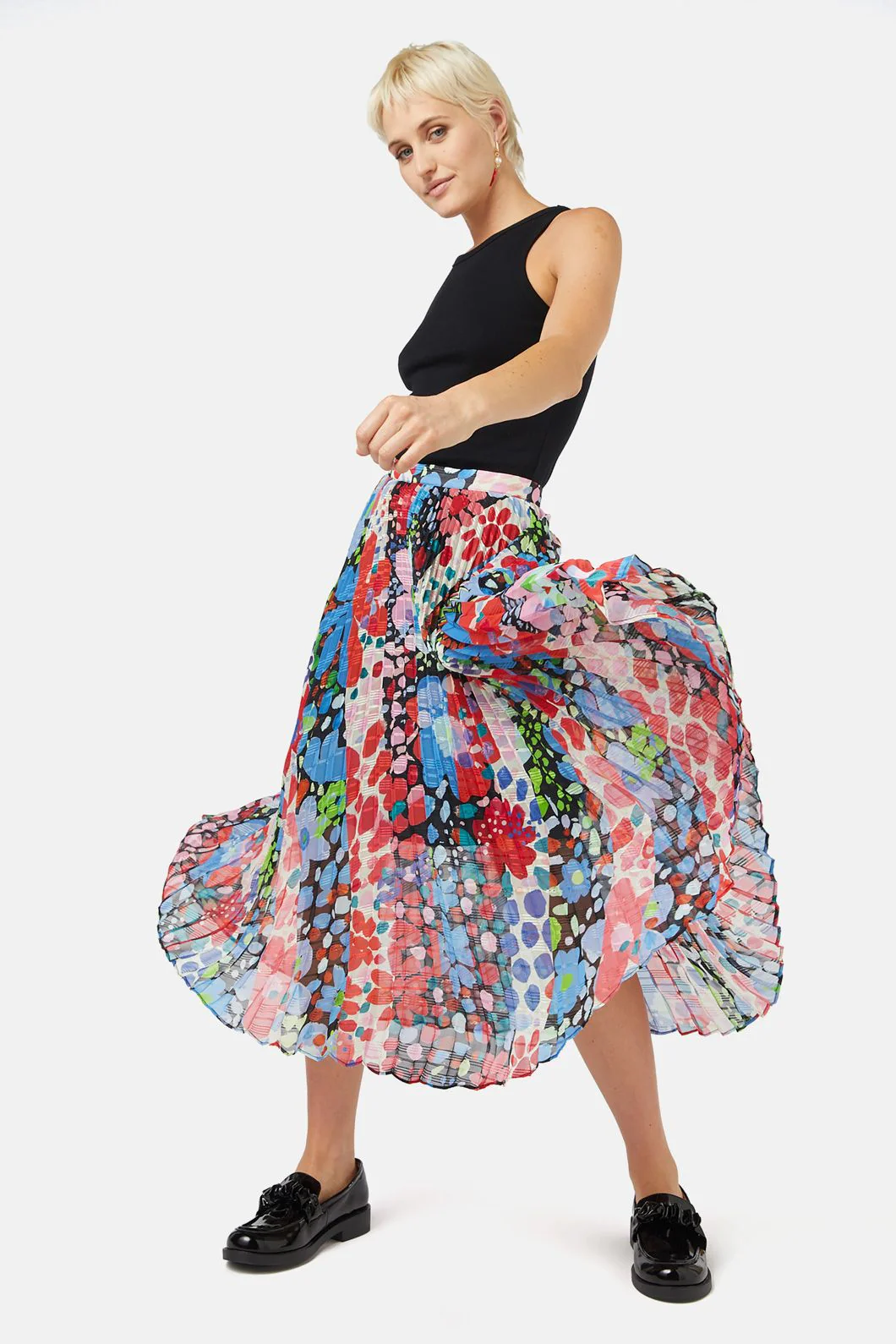 Petal Dance Pleated Skirt - Image 3