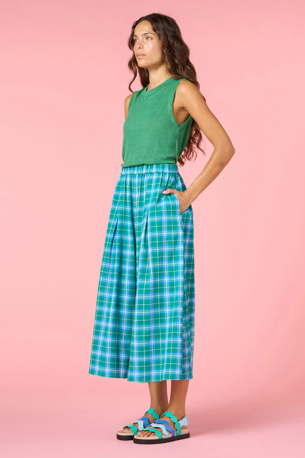 Plaid Play Check Skort - Image 2