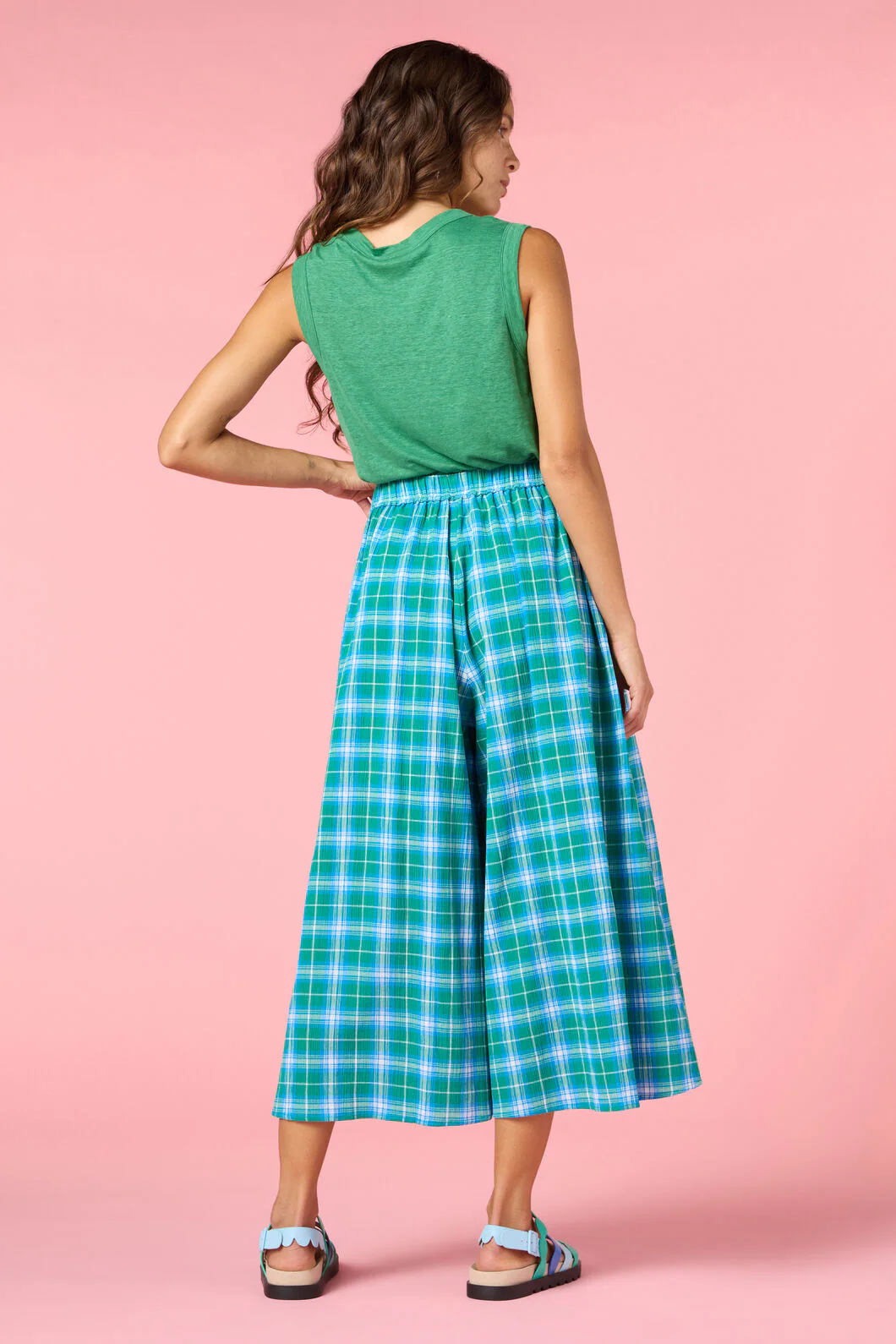 Plaid Play Check Skort - Image 3