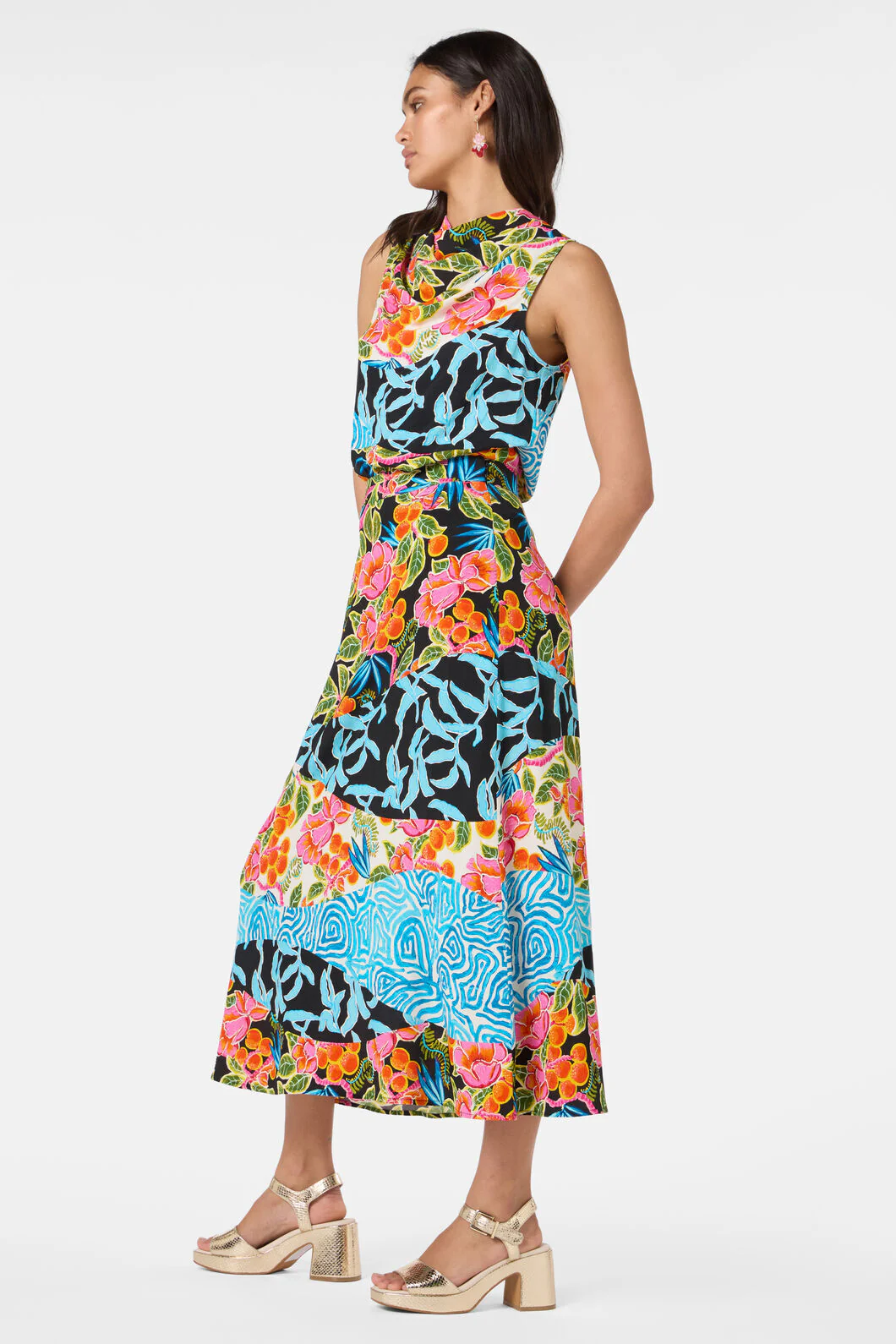 Plum Harvest Print Skirt - Image 3