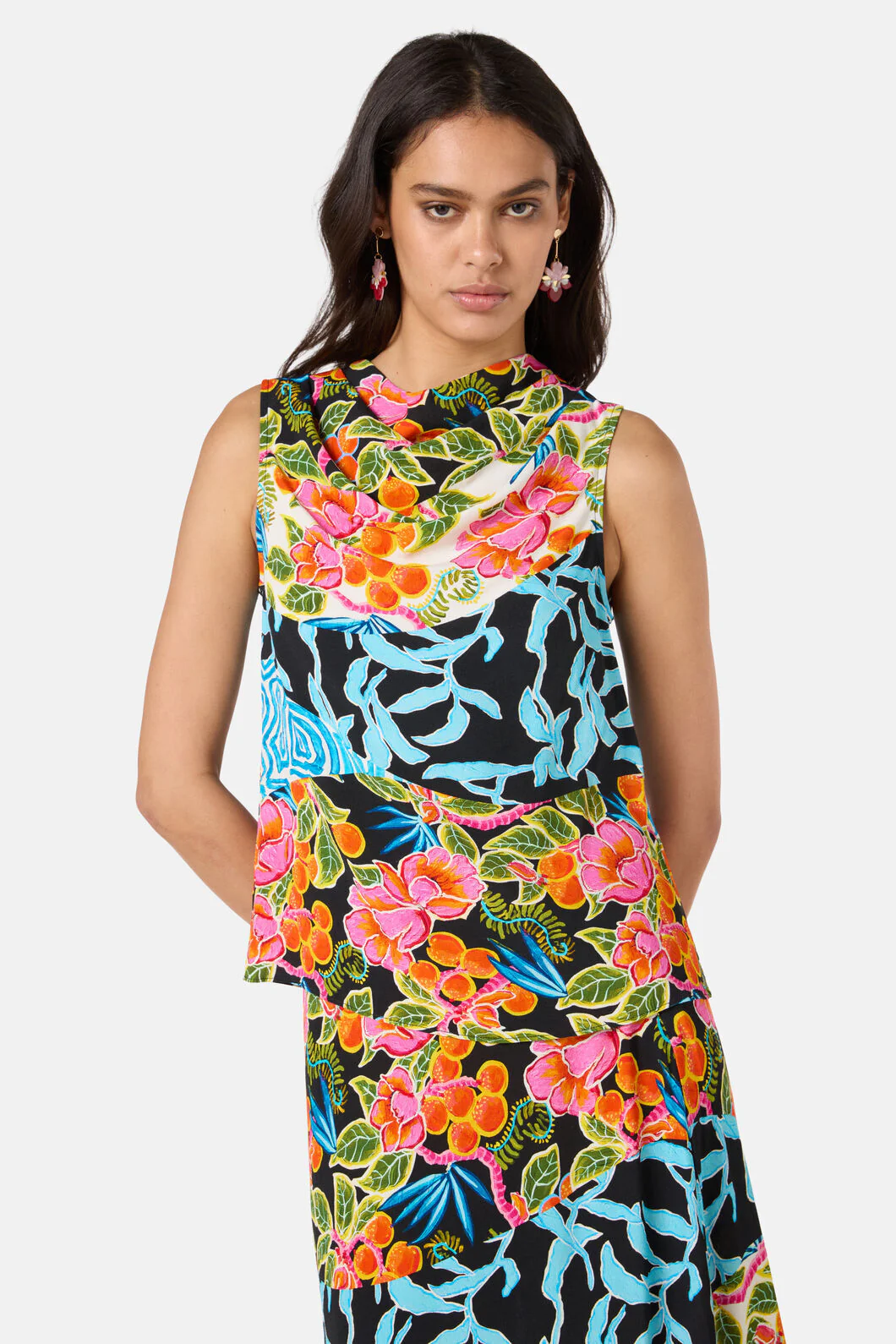 Plum Harvest Print Top - Image 2