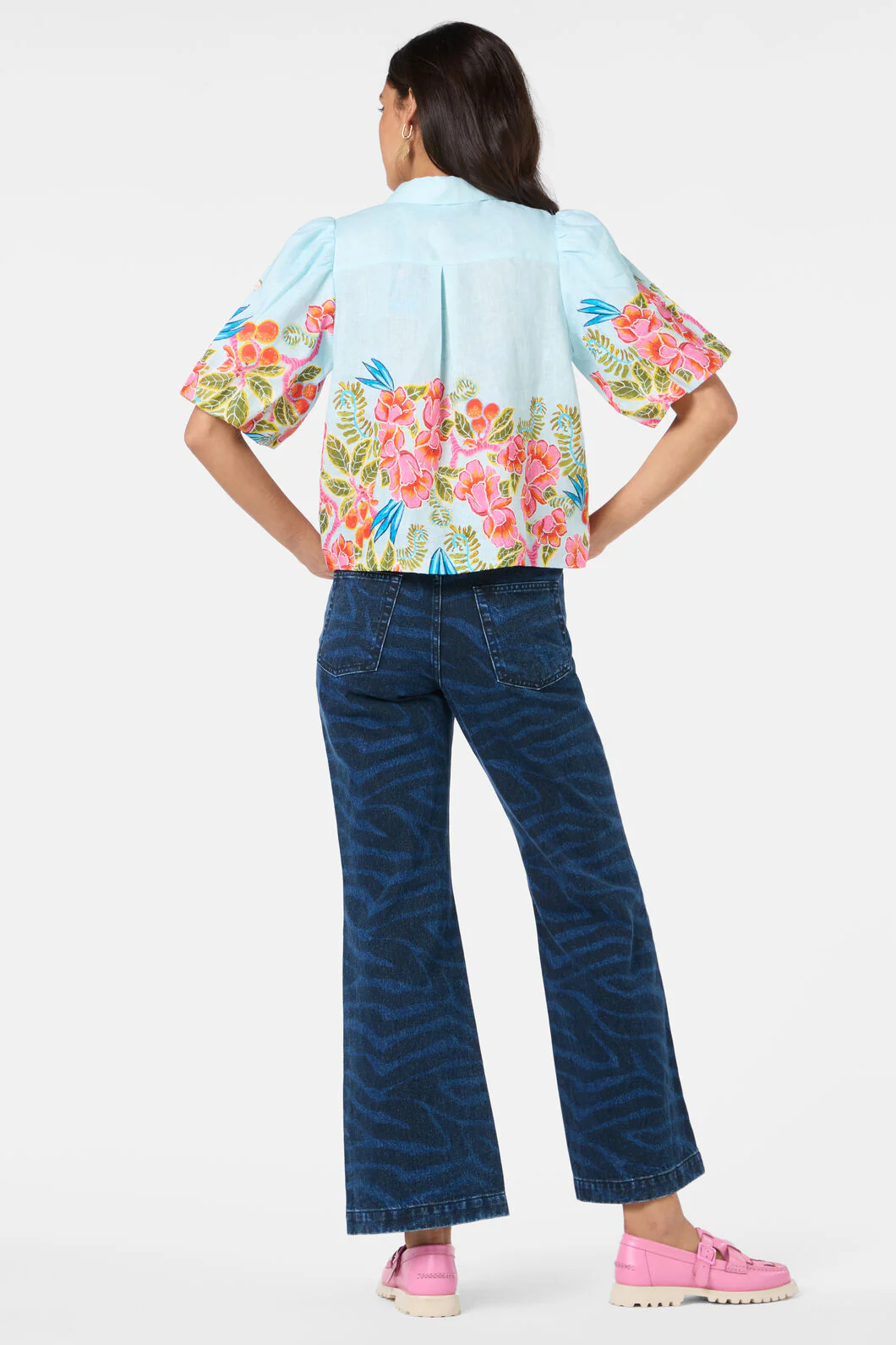Plum Harvest Print Shirt - Image 4