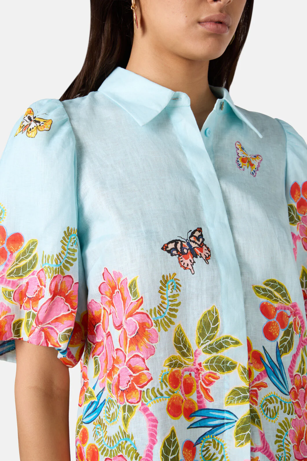 Plum Harvest Print Shirt - Image 5