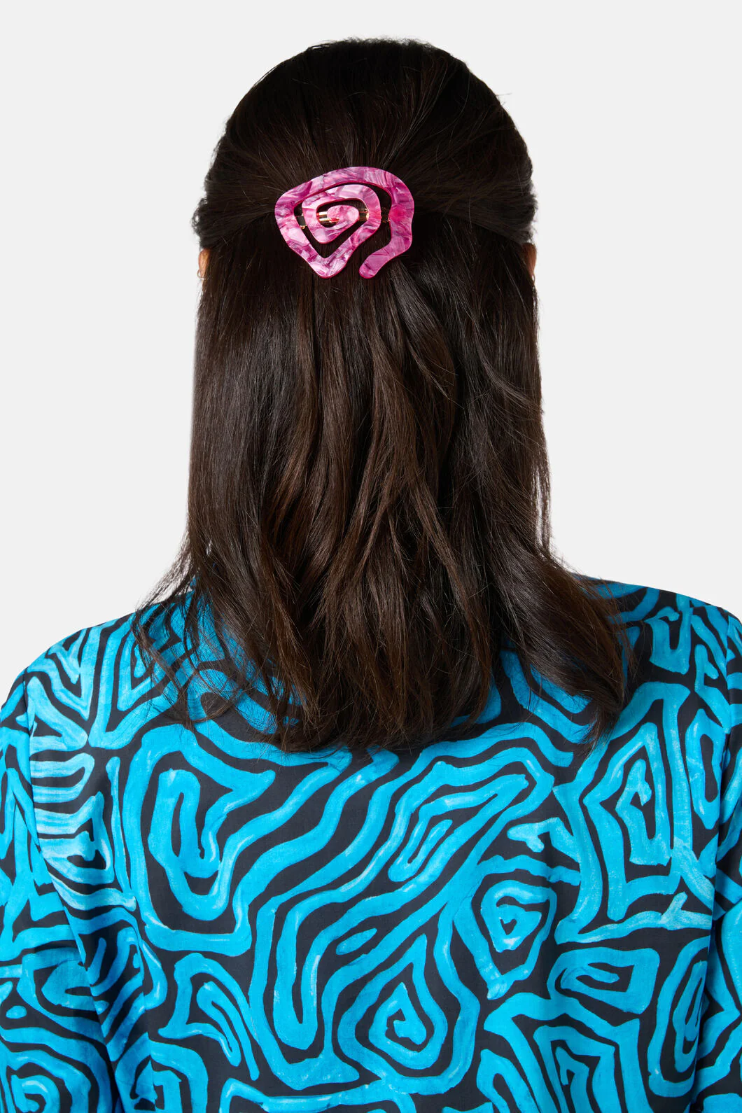 Plum Harvest Swirl Clip
