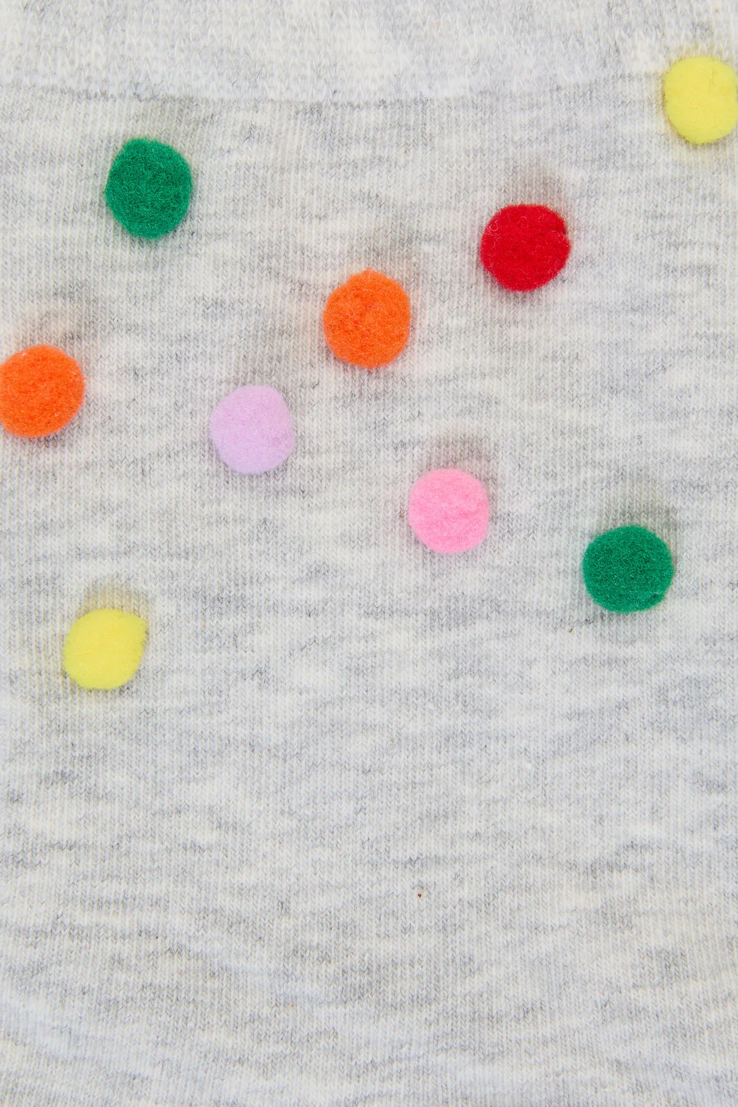 Pom Pom Grey Sock - Image 2