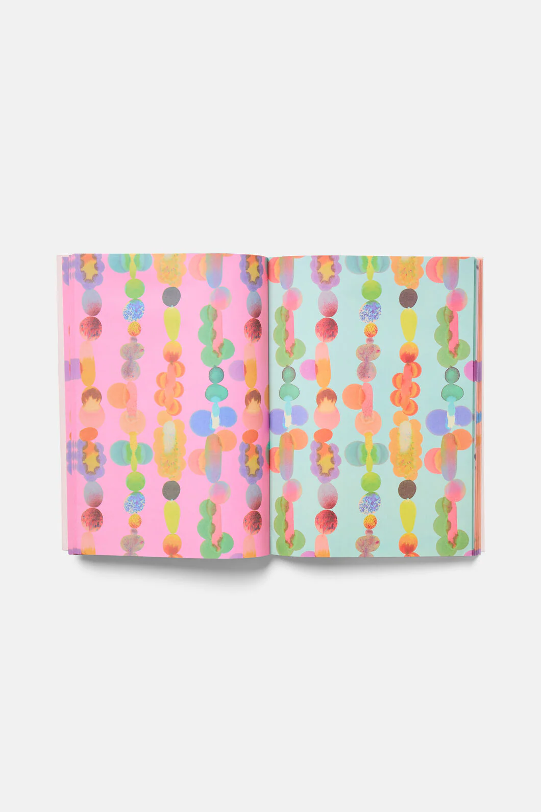 Rainbow Drops Wrapping Paper Pink - Image 3
