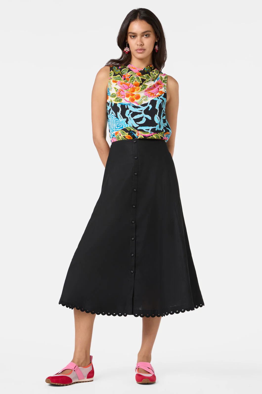 Relax And Rewind Midi Skirt