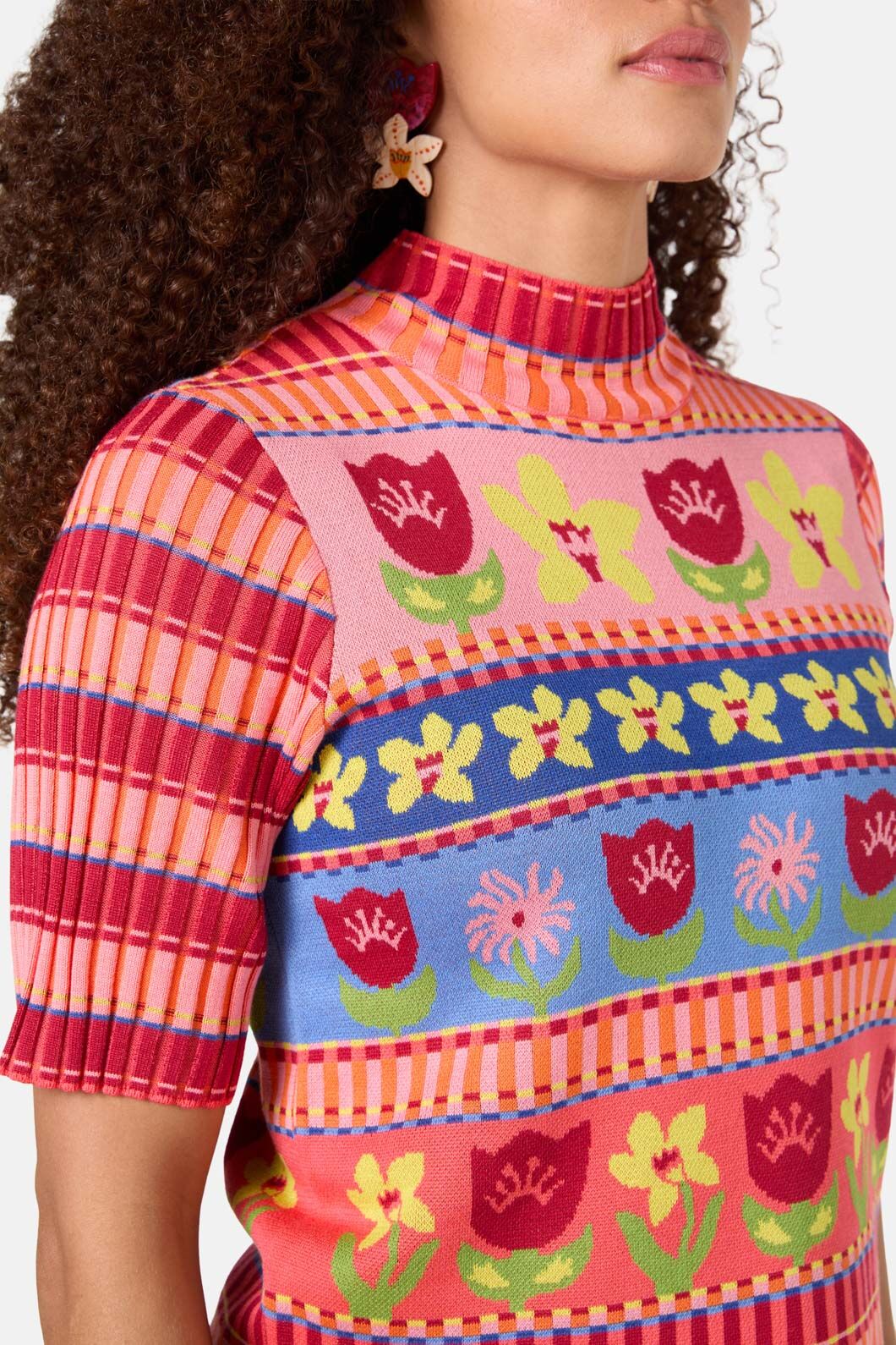 Rosie's Posies Knit Top - Image 5