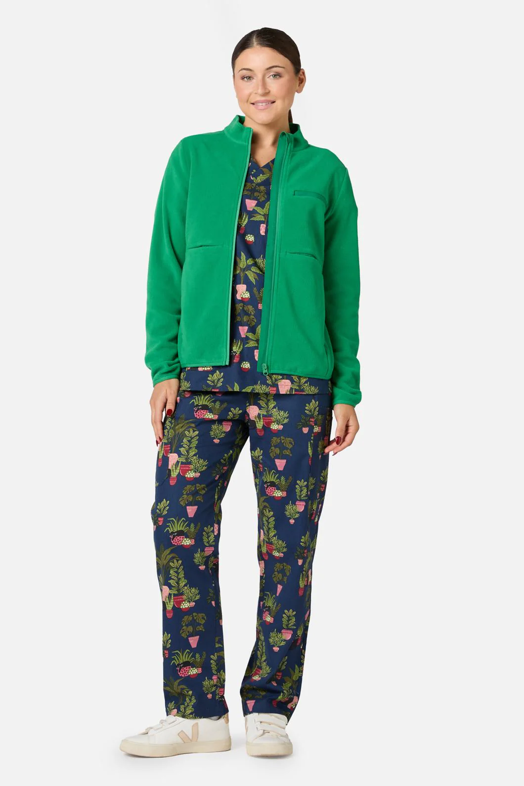 Scrubs Green Micro Polar Fleece Jkt - Image 4