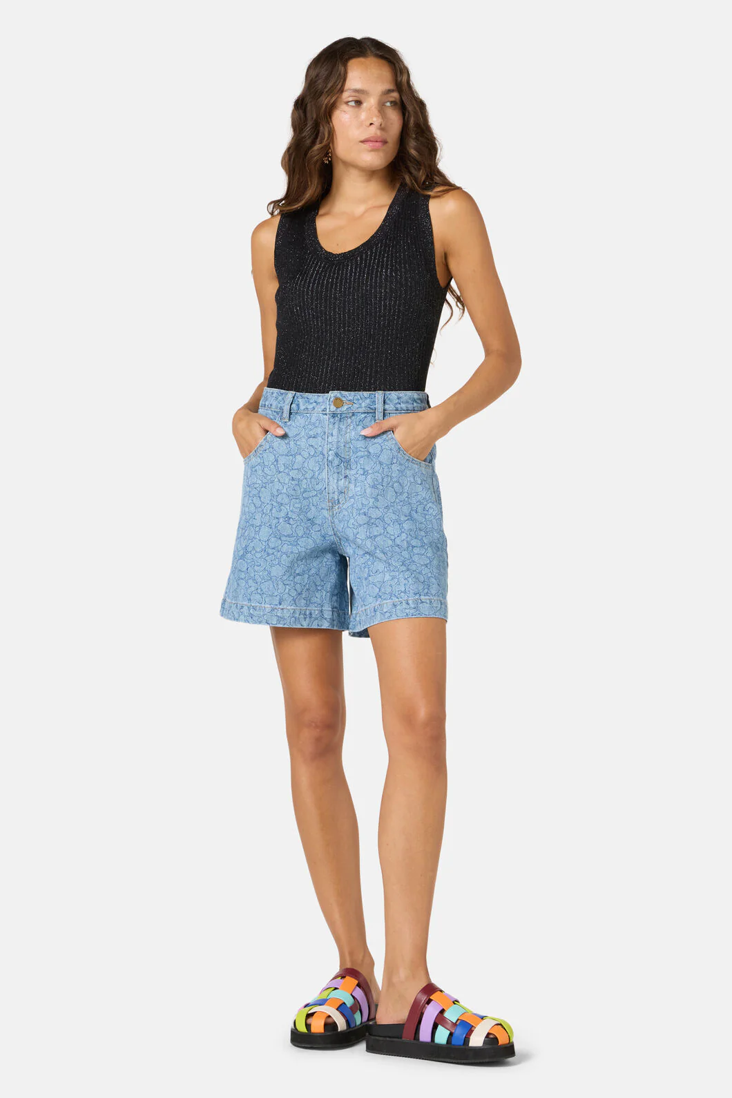 Sea Bubbles Denim Short