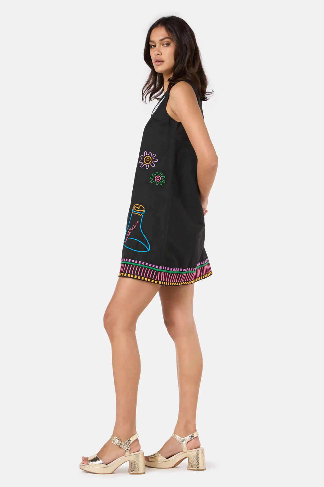 Sirena Embroidered Dress - Image 4