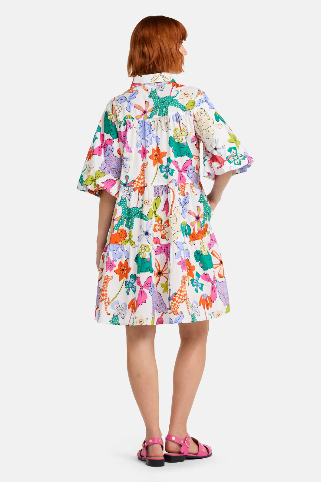So Fetch Print Shirt Dress - Image 4