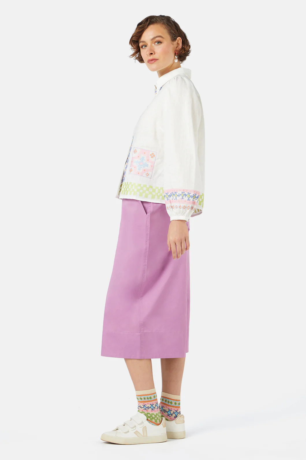 Stained Glass Embroidered Shirt - Image 3