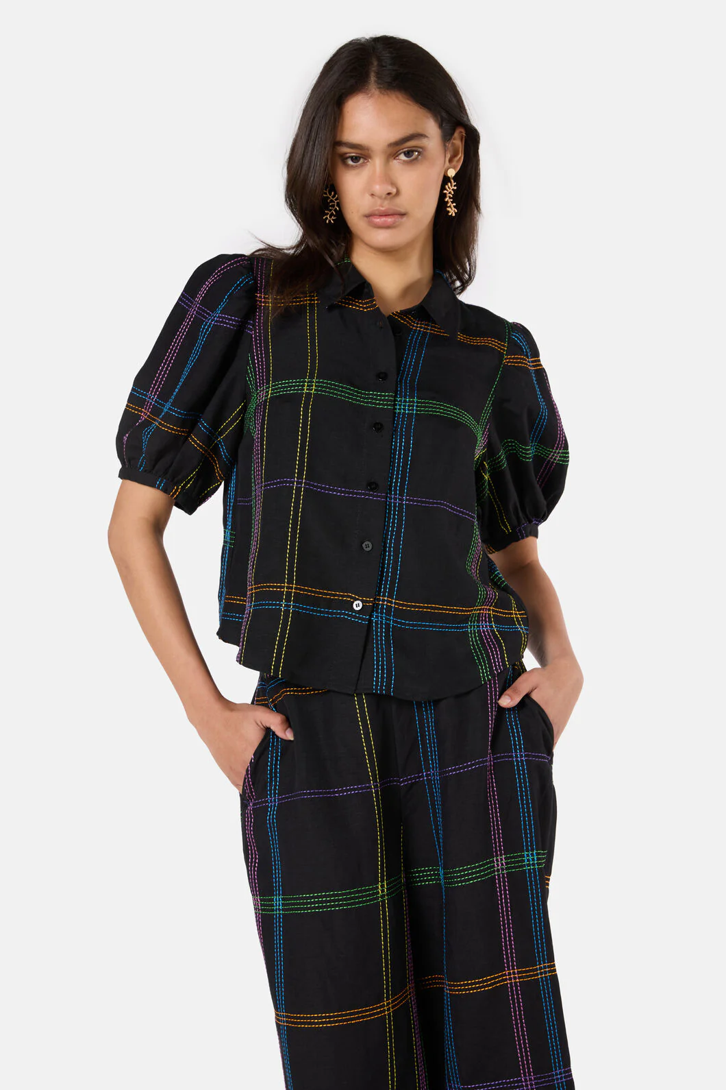 Stitched Check Shirt