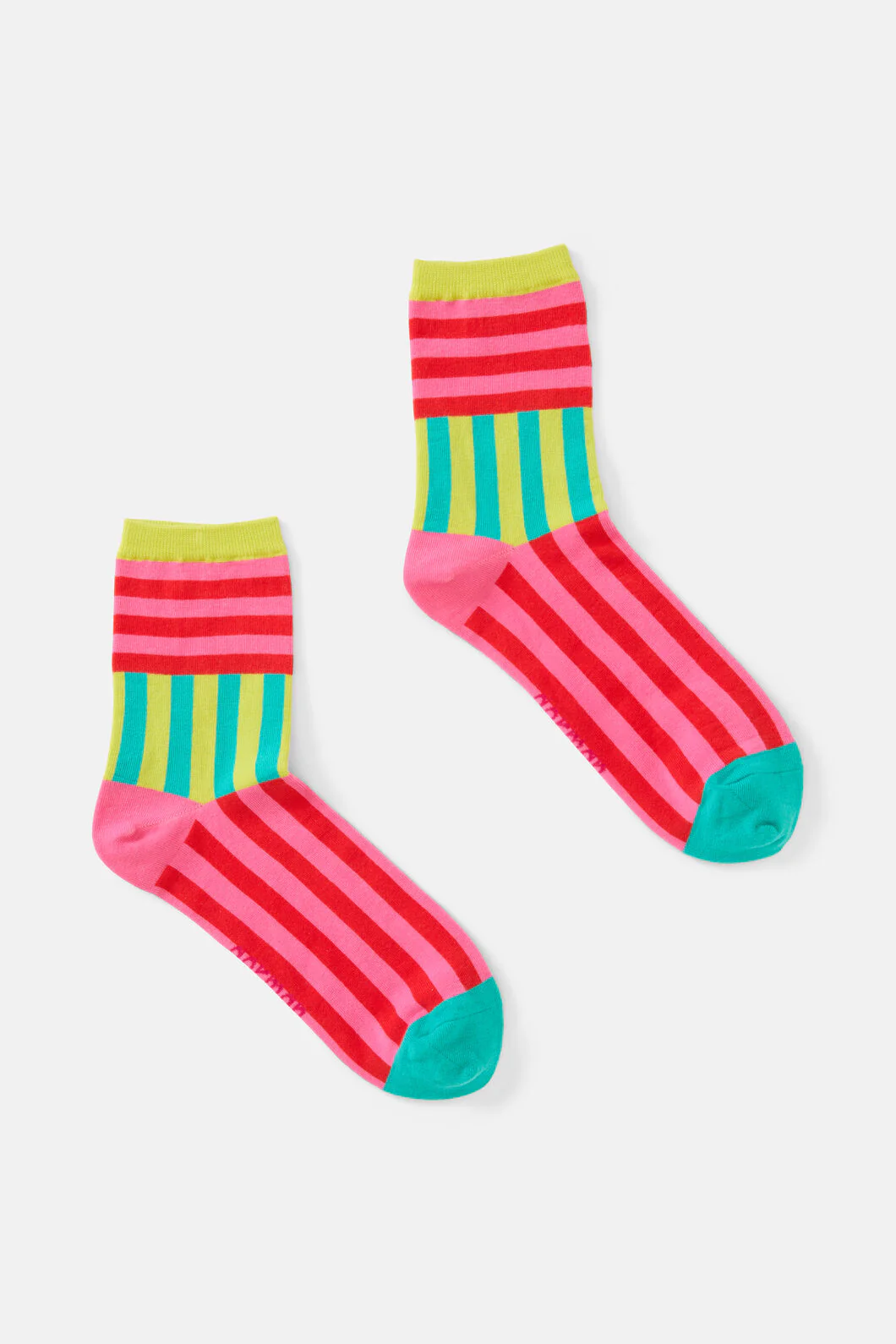 Stripe Lover Crew Sock