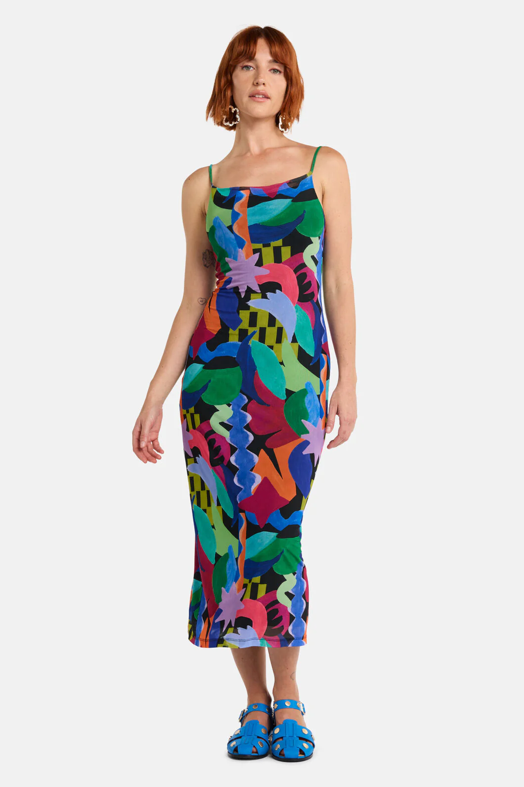 Tangled Tropic Mesh Dress