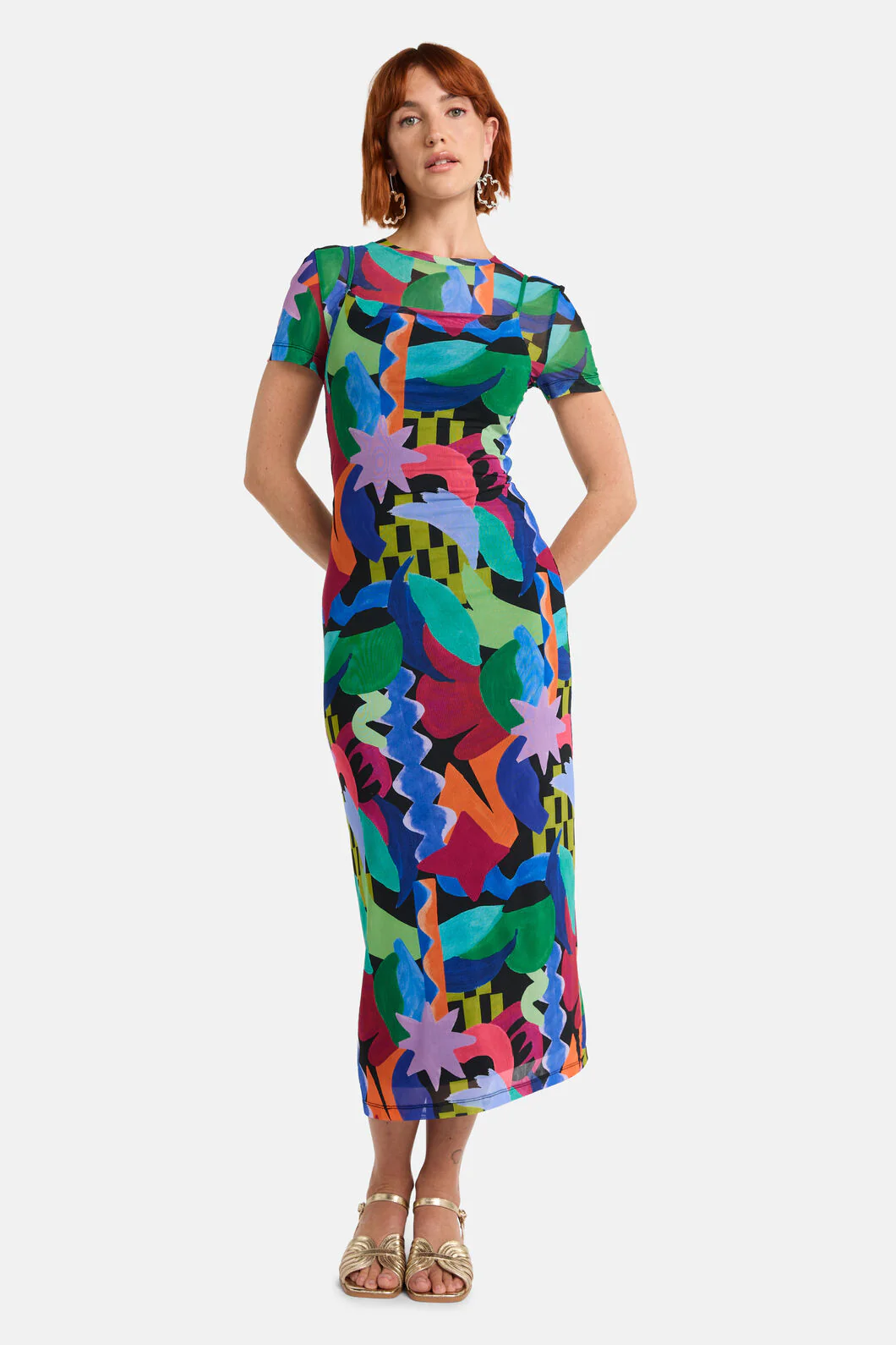 Tangled Tropic Mesh Dress - Image 5