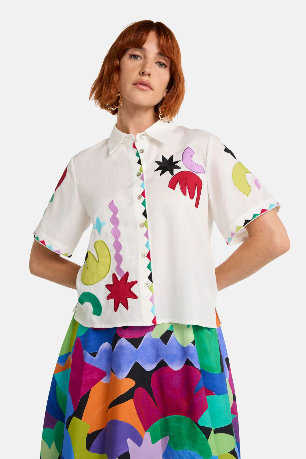 Tangled Tropic Placement Shirt