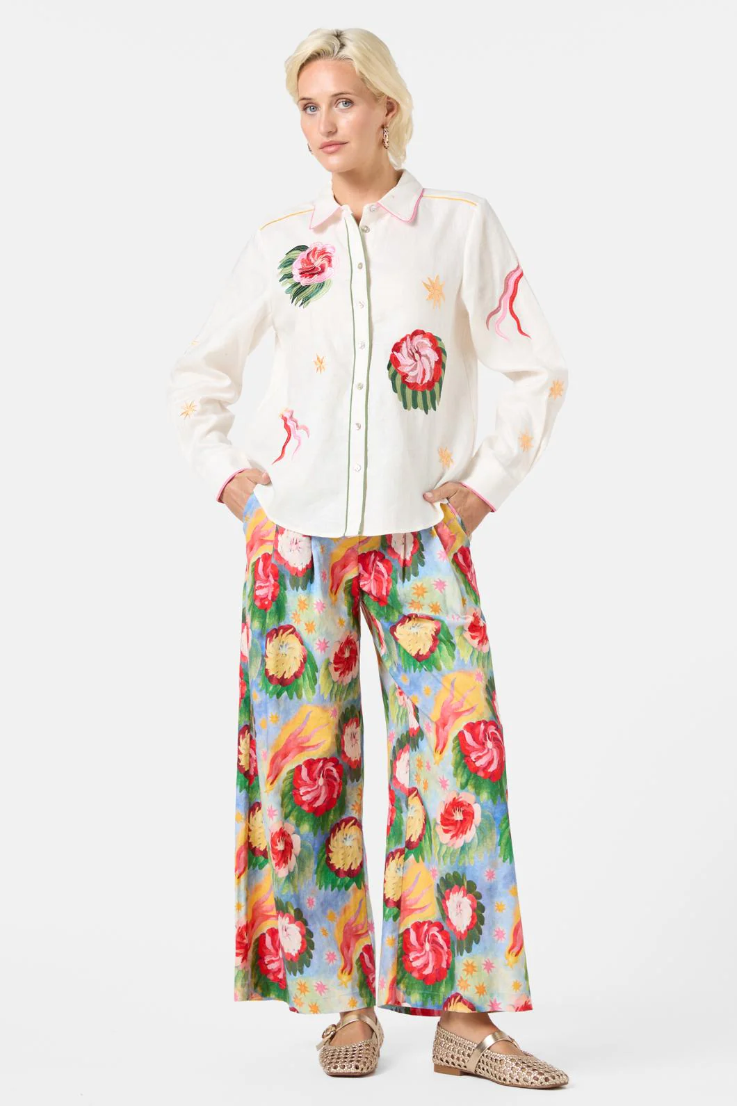 The Comet Embroidered Shirt - Image 2