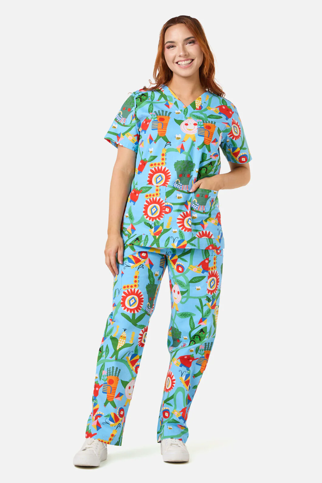 Veggie Parade Scrub Set
