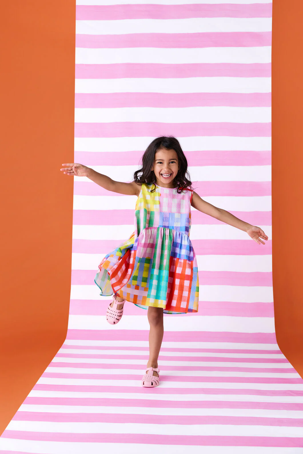 Vichy Check Kids Tulip Dress