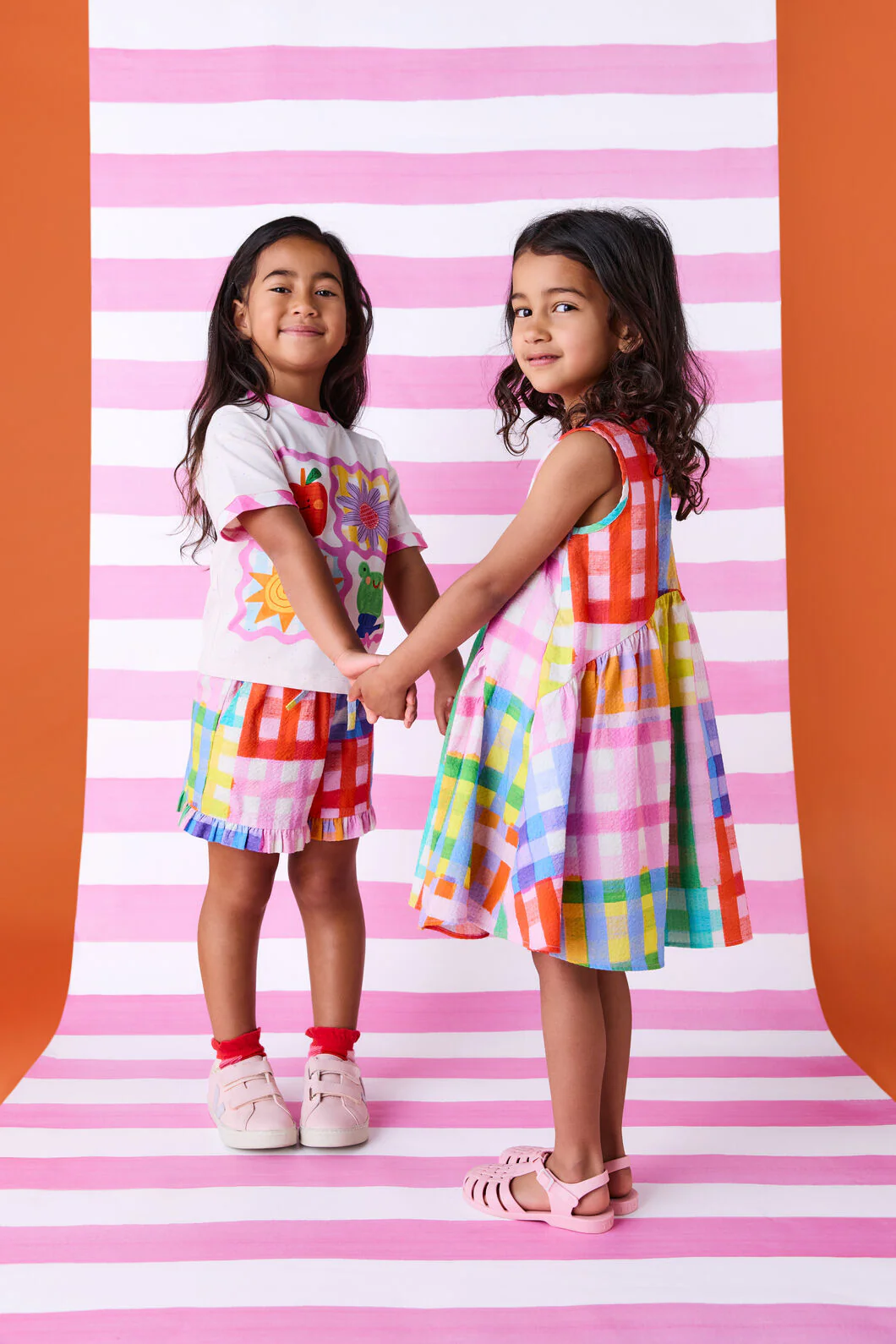 Vichy Check Kids Tulip Dress - Image 4