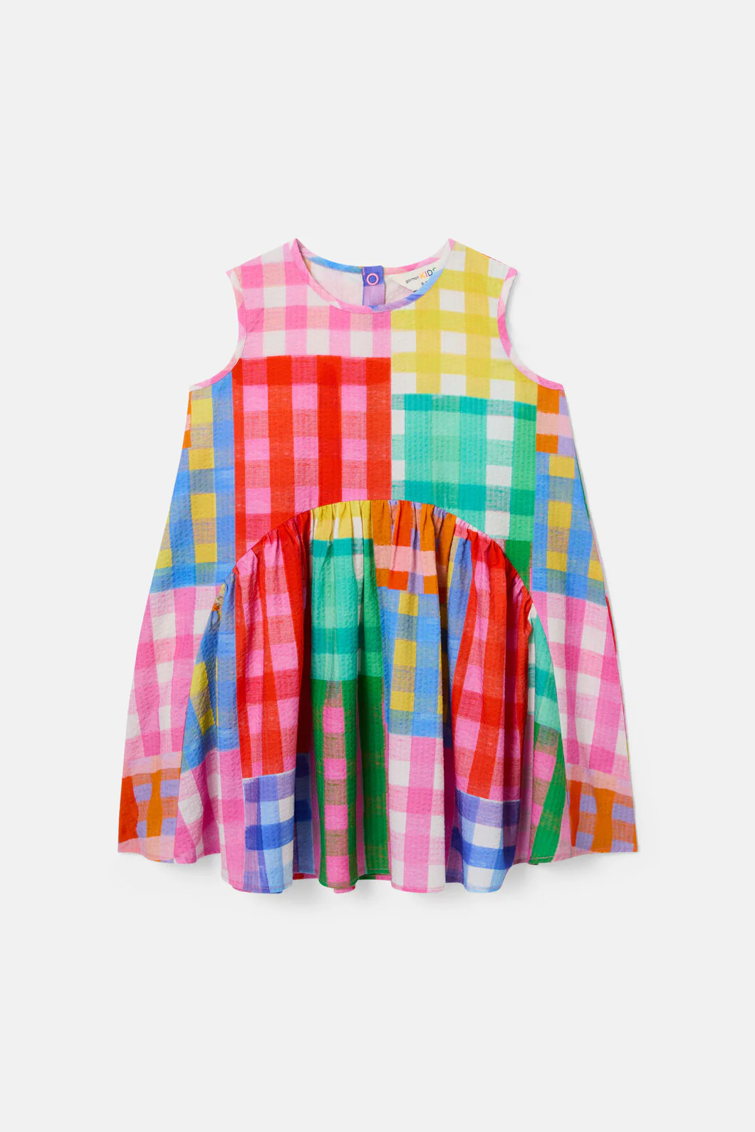 Vichy Check Kids Tulip Dress - Image 5