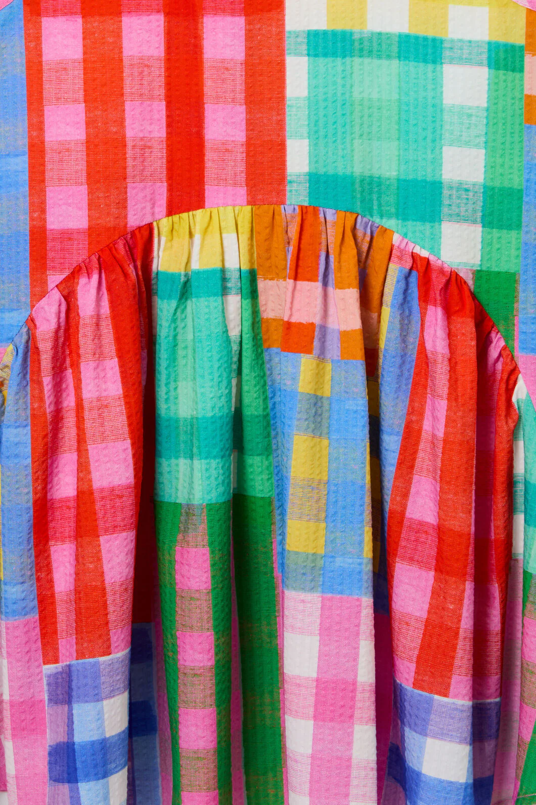 Vichy Check Kids Tulip Dress - Image 6